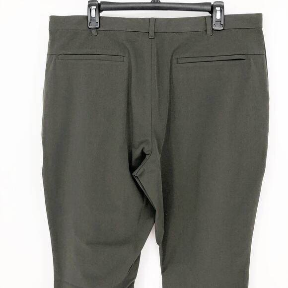 MINISTRY OF SUPPLY Mens Pace Tapered Chino Pants 36x35 Olive Green NWT - Picture 9 of 13